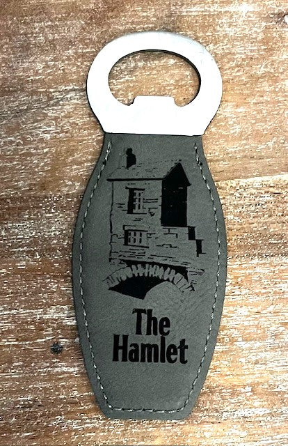 The Hamlet Faux Leather Magnetic Bottle Opener