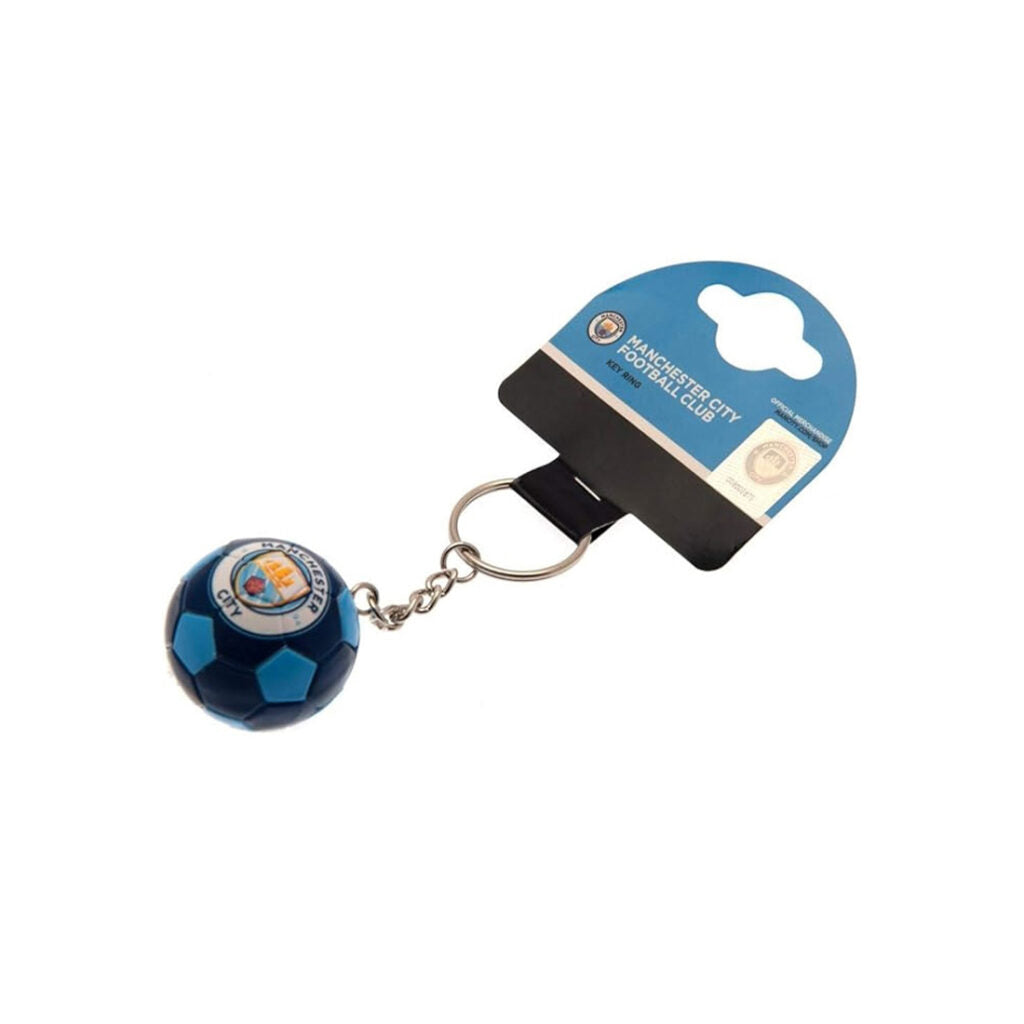 Manchester City Soccer Ball Key Chain