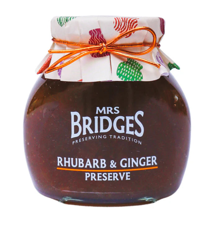 Mrs. Bridges Rhubarb & Ginger Preserve 340g