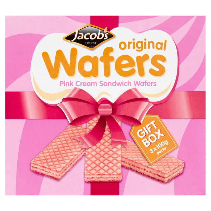 Jacobs Pink Wafer 3 Pack 300g