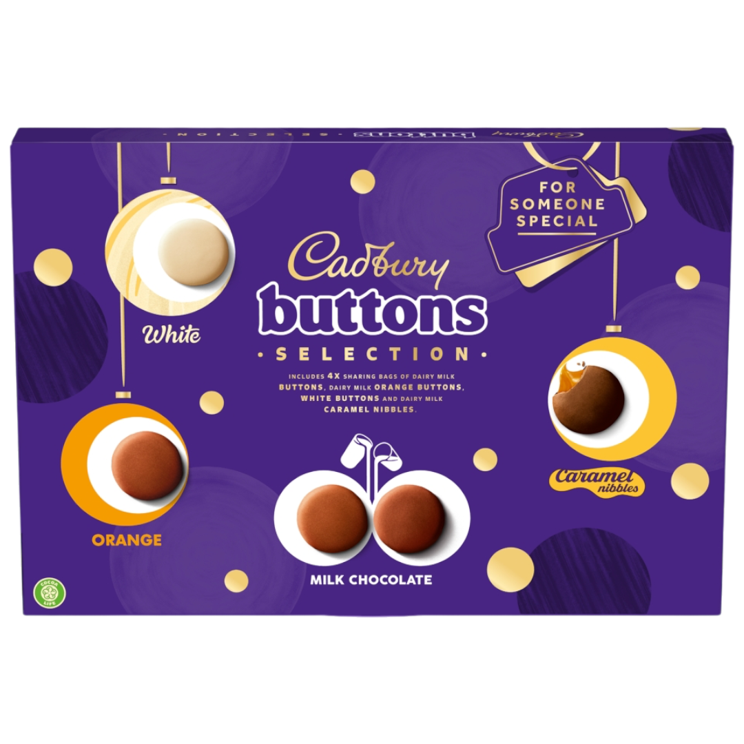 Cadbury Buttons Selection Box 340g