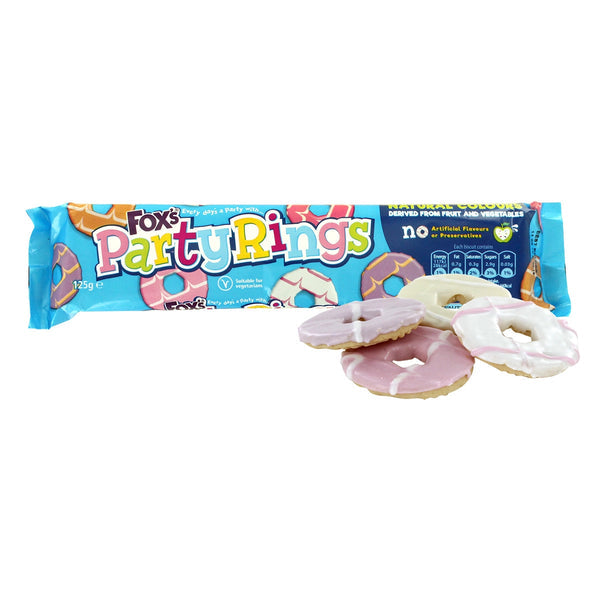 Foxs Party Rings 125g