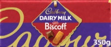 Cadbury Dairy Milk Biscoff Bar 350g