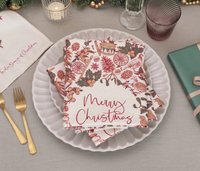 Victoria Eggs - Two Turtle Doves Set of 4 Napkins