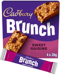 Cadbury Brunch Raisin Bars 4 pack