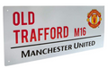 Manchester United Street Sign (White)