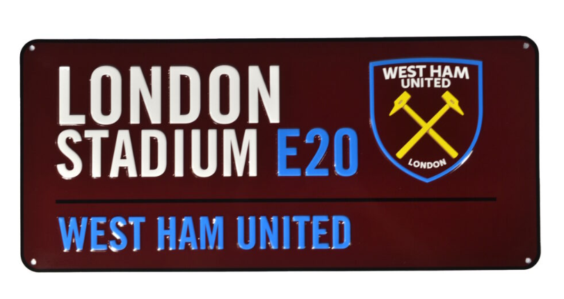 West Ham Coloured Street Sign