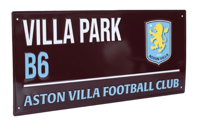 Aston Villa Street Sign