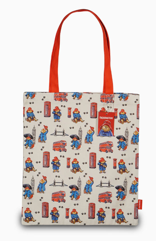 Paddington Bear Recycled Cotton Tote Bag - London
