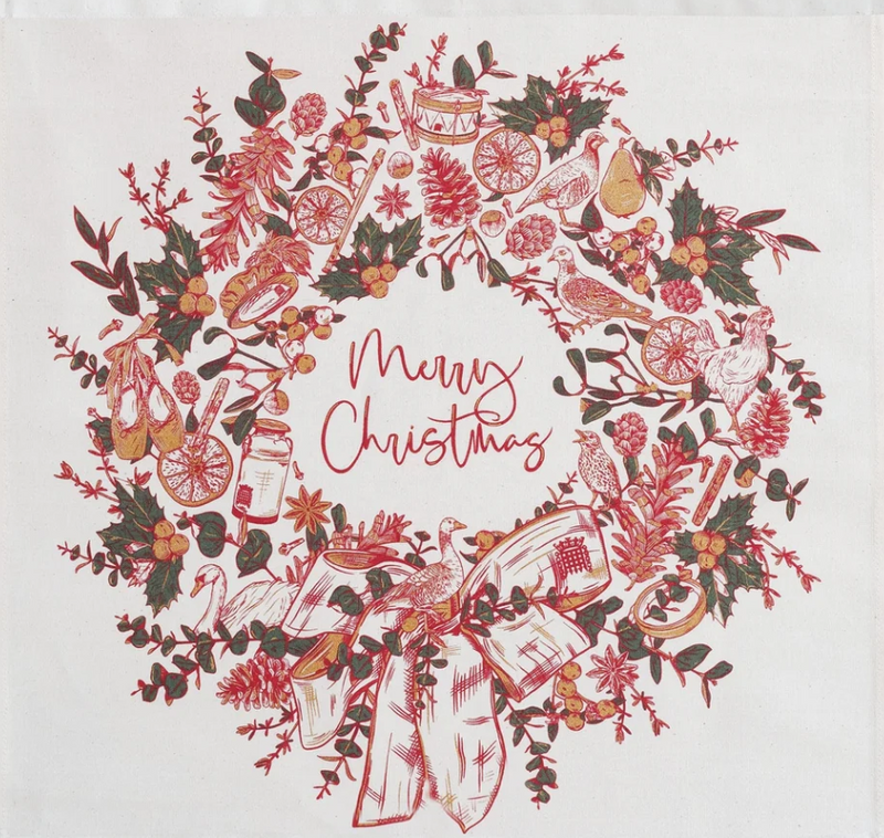 Victoria Eggs - Two Turtle Doves Set of 4 Napkins