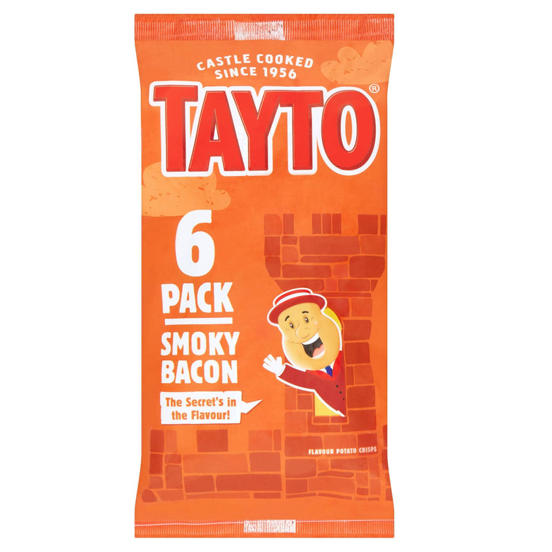 Tayto (NI) 6 Pack Smoky Bacon 6x25g