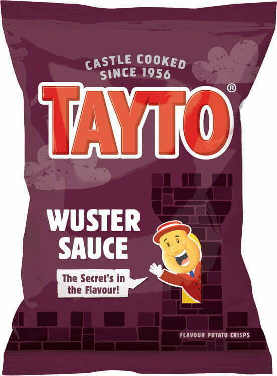 Tayto (NI) Wuster Sauce Crisps 32.5g