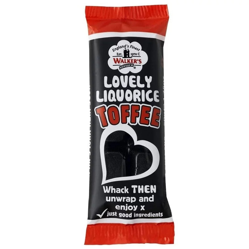 Walkers Nonsuch Lovely Liquorice Toffee 50g