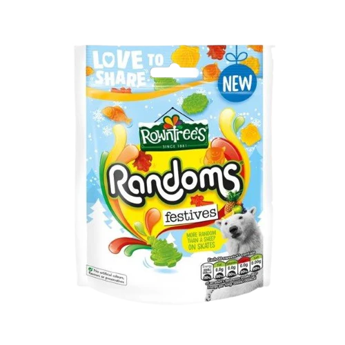 Rowntrees Randoms Festive Pouch 130g