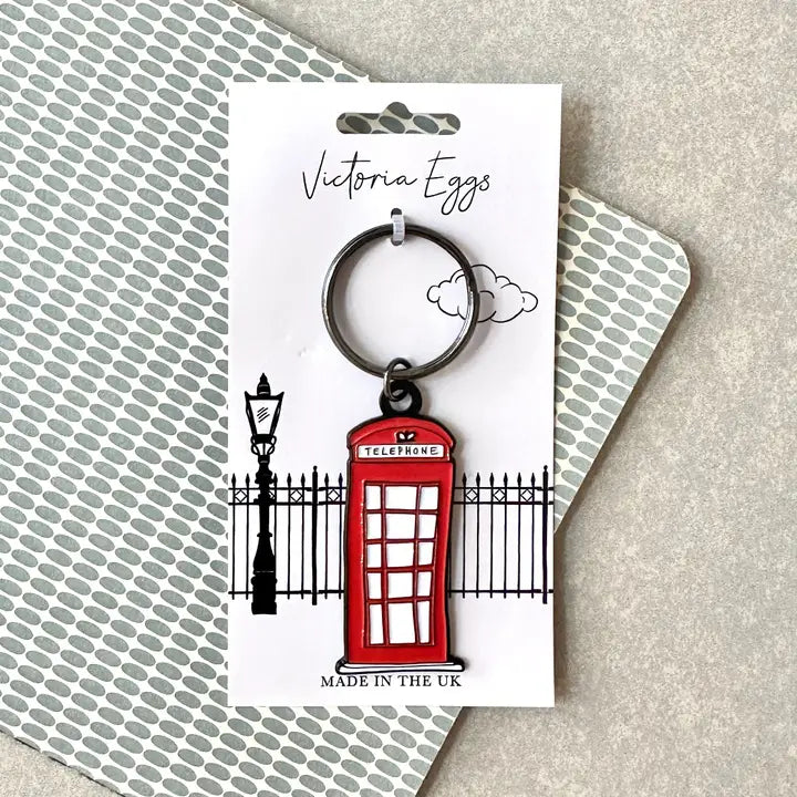 Victoria Eggs - Telephone Box Keyring