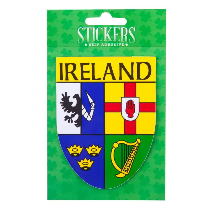 Ireland 4 County Crest Sticker