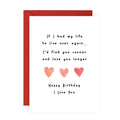 I'd Love You Longer Birthday Card