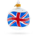Flag of United Kingdom Glass Ornament