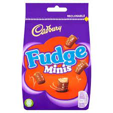 Cadbury Fudge Minis Bag 100g