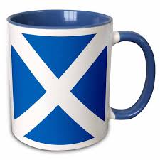 Two-toned Scottish Flag Mug 11oz.