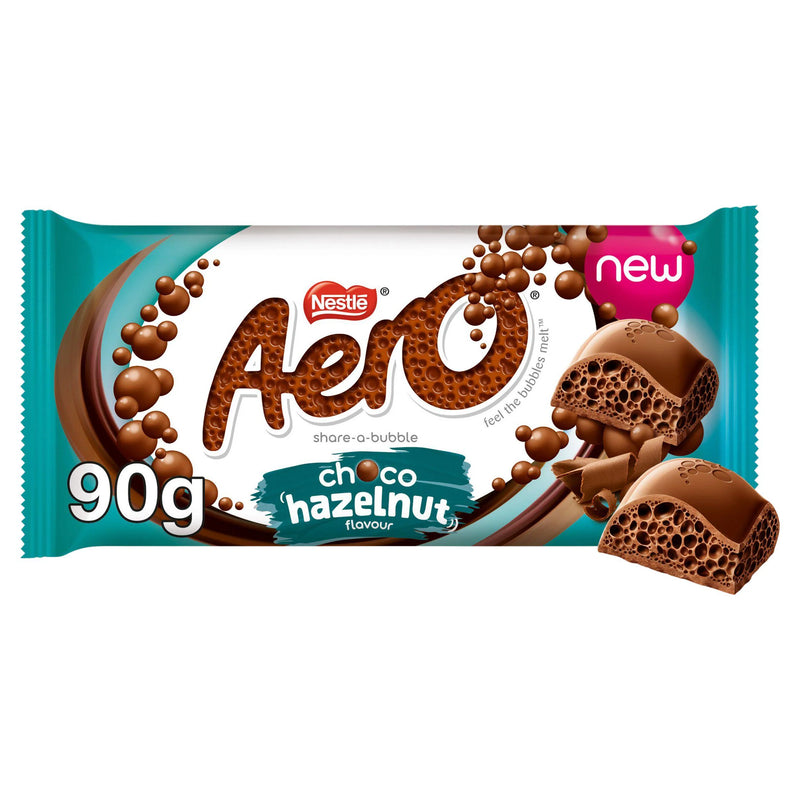 Nestle Aero Bubbly Chocolate Hazelnut 90g