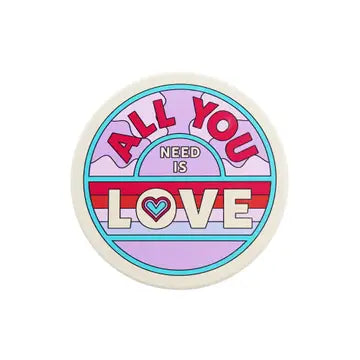 The Beatles 'All You Need is Love' Ceramic Coaster