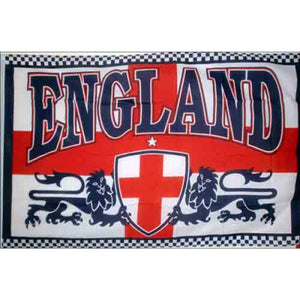 England Football Flag (England 2 Lions) 5' x 3'