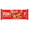 Foxs Triple Layered Biscuit Bar 7pk
