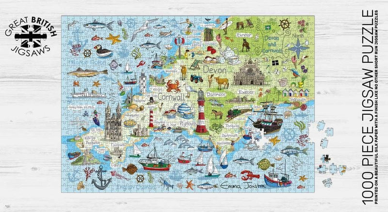 Devon and Cornwall 1000pc Puzzle