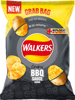 Walkers Smokin' BBQ Sauce Crisps 45g