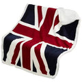 Sherpa Fleece Union Jack Throw