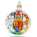United Kingdom Coat of Arms Glass Ornament
