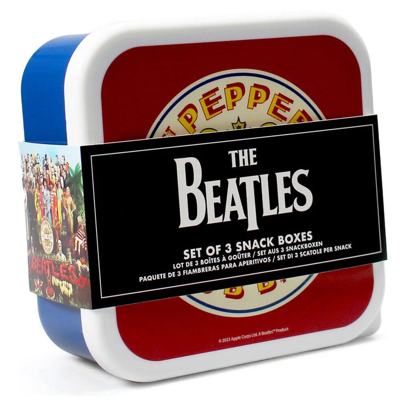 The Beatles Sgt Pepper Snack Boxes - Set of 3