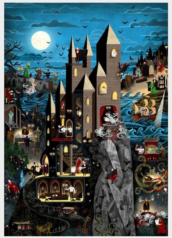 The World Of Dracula 1000pc Puzzle