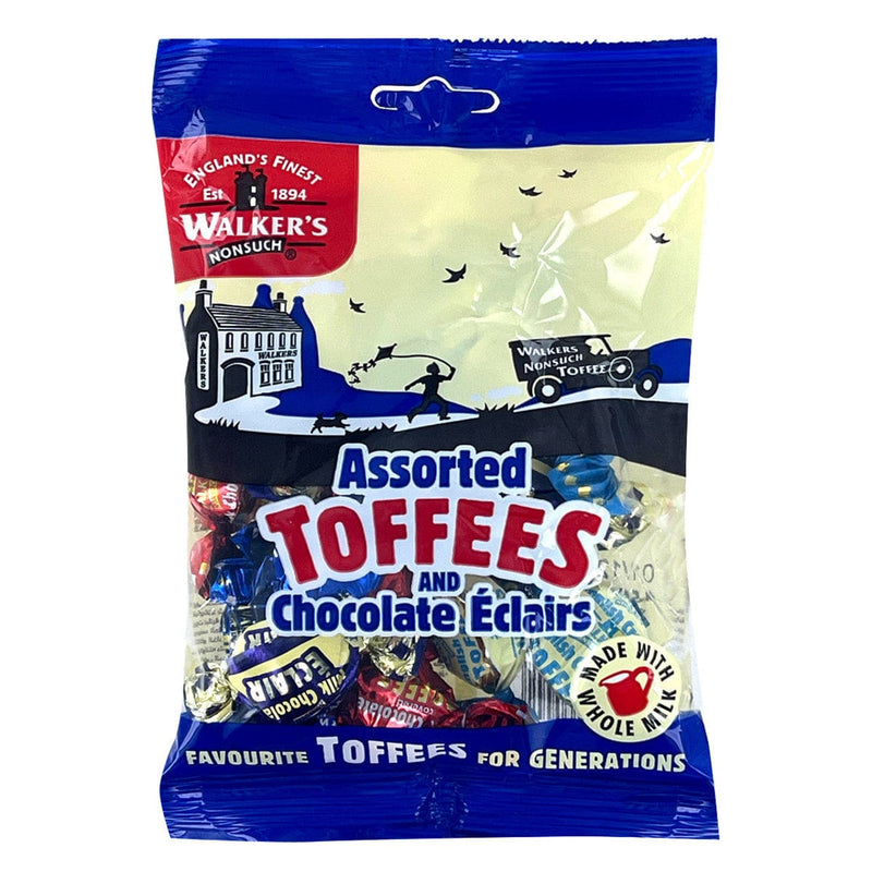 Walkers Nonsuch Assorted Toffee and Chocolate Eclairs 150g