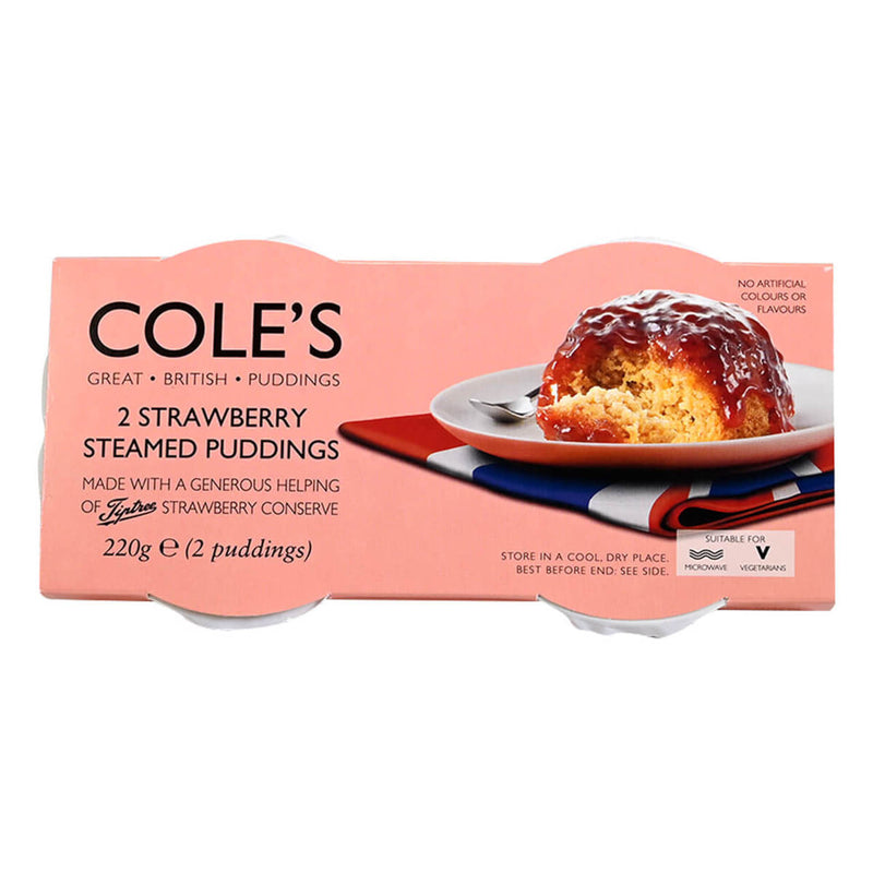 Coles Strawberry Steamed Pudding 260g