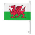 Welsh Dragon Car Flag