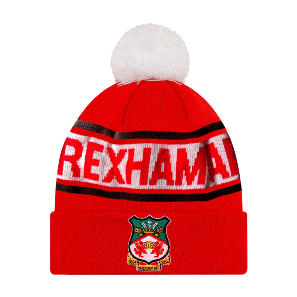 Wrexham Red Pom Beanie