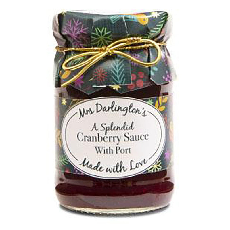 Mrs Darlingtons Cranberry Sauce with Port 200g