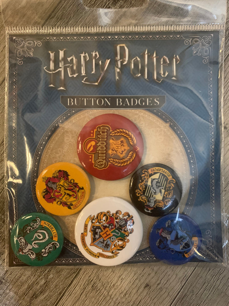 Harry Potter House Crests Badge Pack