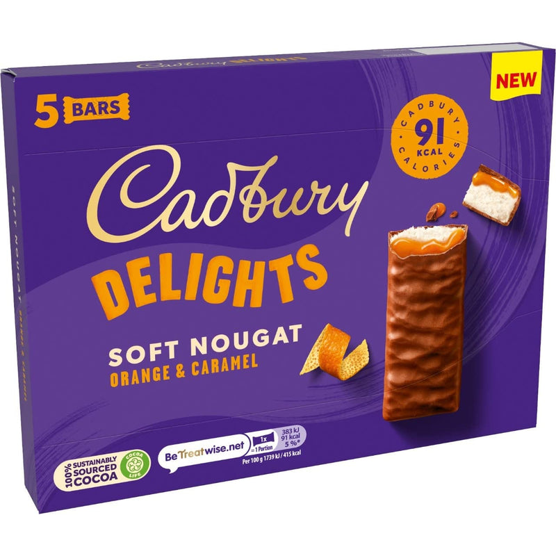 Cadbury Delights Salted Caramel 5 pack 110g