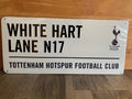 Tottenham Street Sign - White