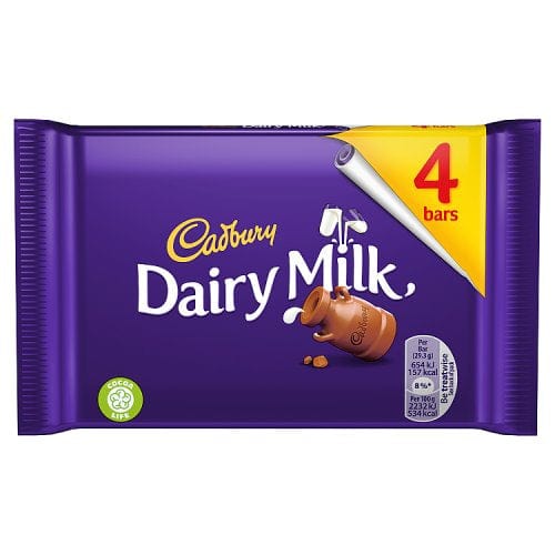 Cadbury Dairy Milk 4pk 27.2g