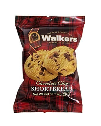 Walkers Shortbread Chocolate Chip 2 Pack 40g