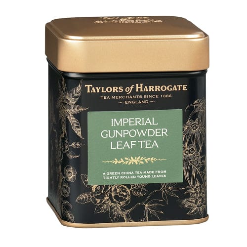 Taylors of Harrogate Imperial Gunpowder - Loose Tea Tin Caddy 4.4oz