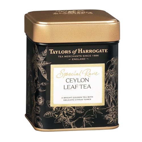 Taylors of Harrogate Special Rare Ceylon Loose Tea Tin Caddy 4.4 oz.