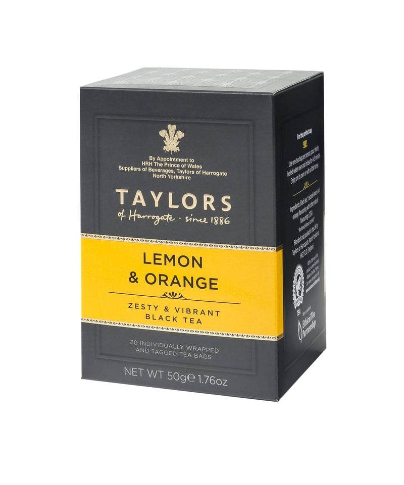 Taylors of Harrogate Lemon & Orange - 20 Wrapped Tea Bags