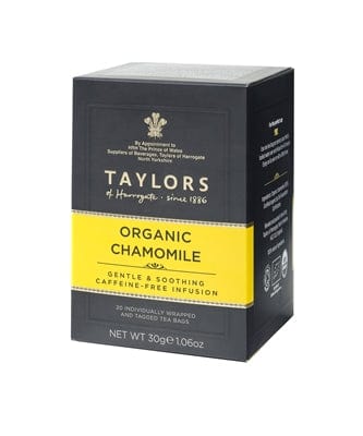 Taylors of Harrogate Organic Chamomile - 20 Wrapped Tea Bags