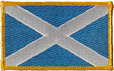 Scotland St. Andrews Cross Iron-on Patch - 8653