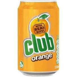 Club Orange Soda Can 330ml